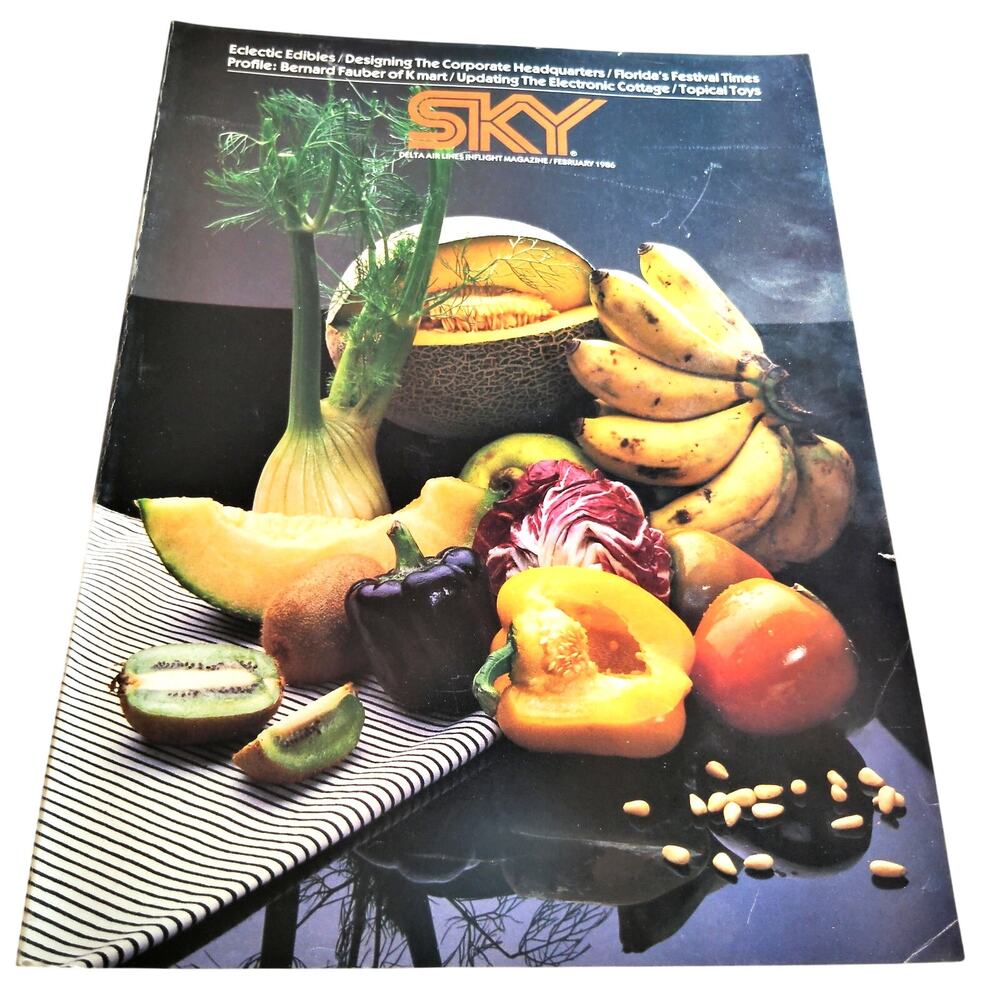 Delta SKY In- Magazine - February 1986 - KMart, Toy Fair, Air Force Academy